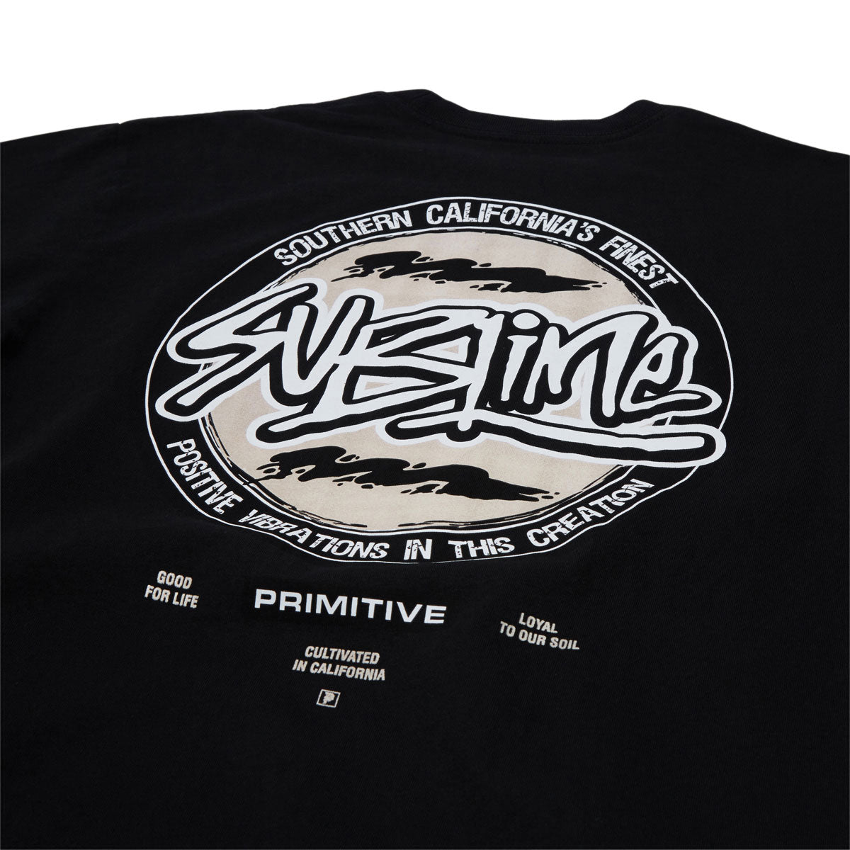 Primitive x Sublime Vibrations T-Shirt - Black image 4