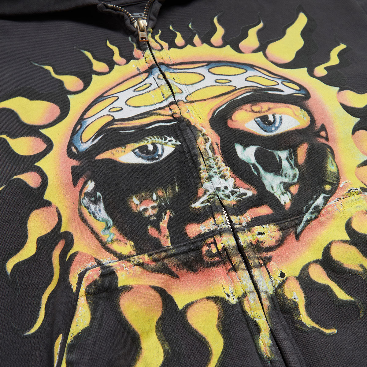 Primitive x Sublime Rise Zip Hoodie - Black image 3