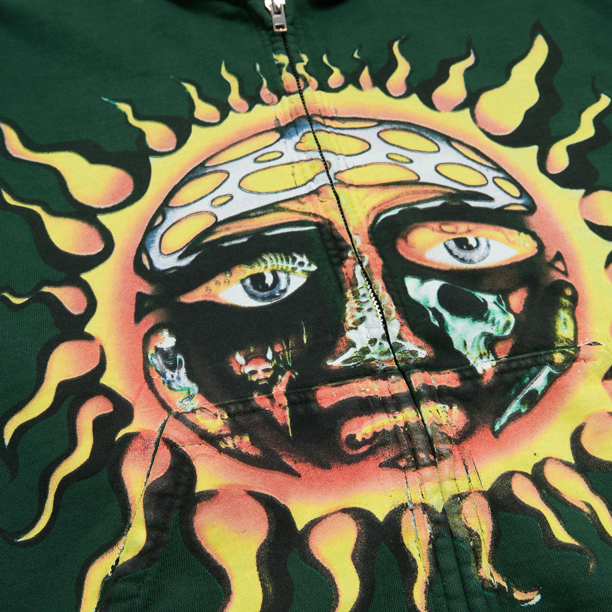 Primitive x Sublime Rise Zip Hoodie - Forest Green image 3