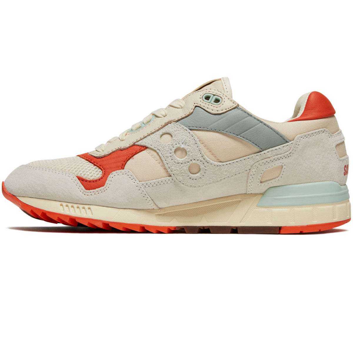 Saucony Shadow 5000 Premium Shoes - Light Beige/Mint image 2