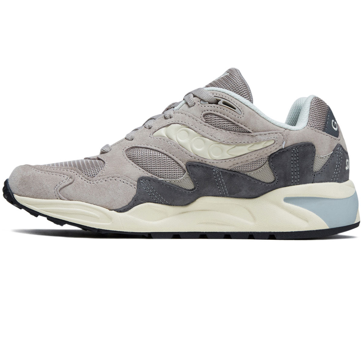 Saucony Grid Shadow 2 Shoes - Grey/Cream image 2