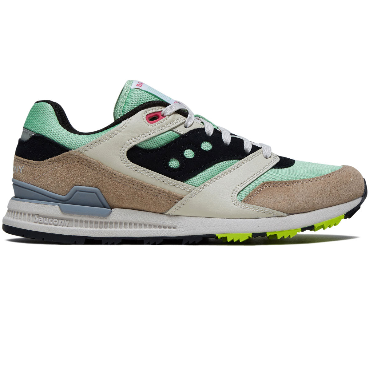 Saucony Courageous Shoes - Light Green/Tan image 1