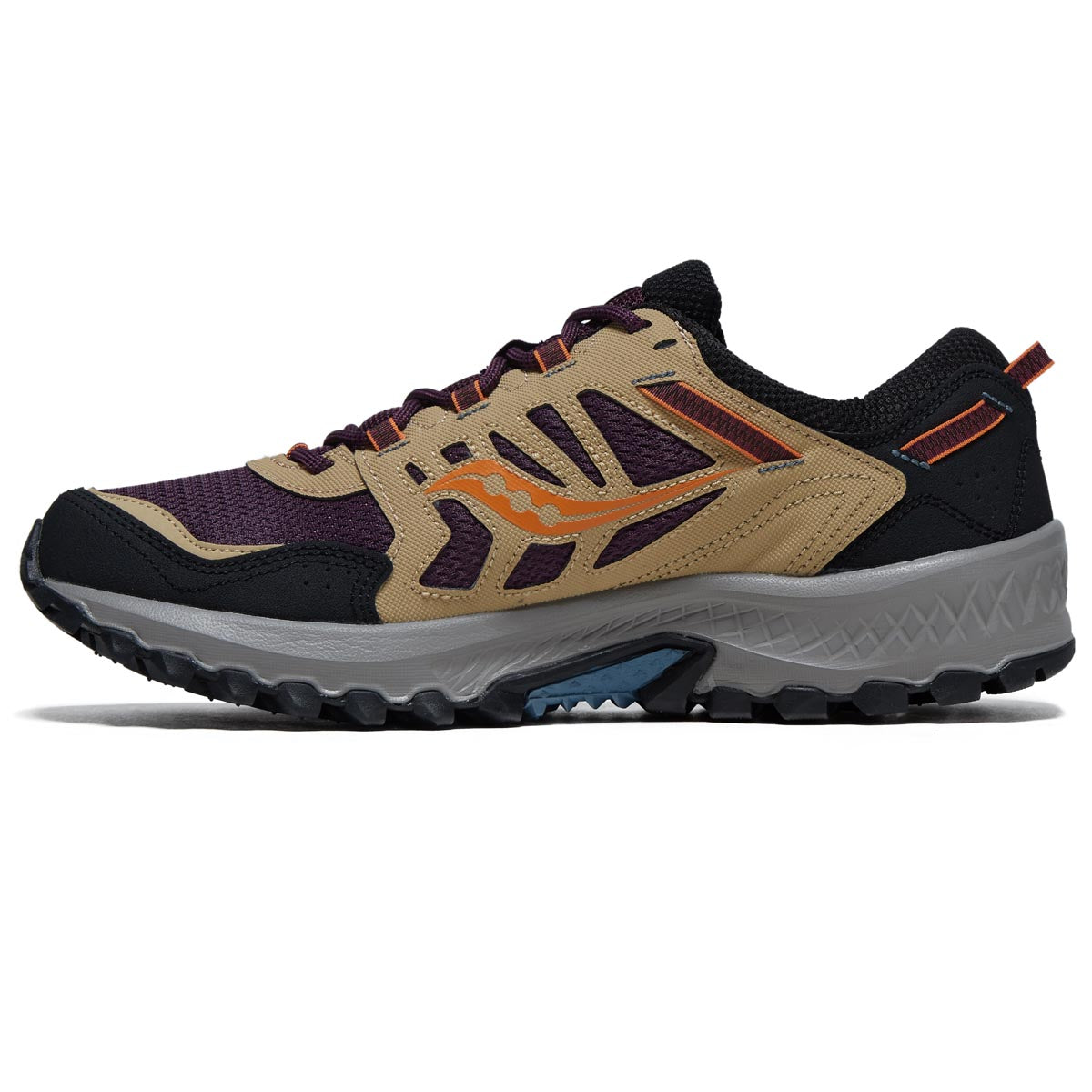 Saucony Grid Peak Shoes - Purple/Orange image 2