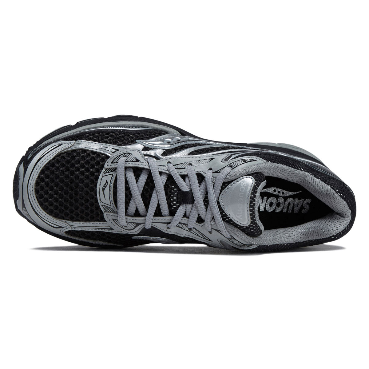 Saucony Progrid Omni 9 Shoes - Black/Silver image 3