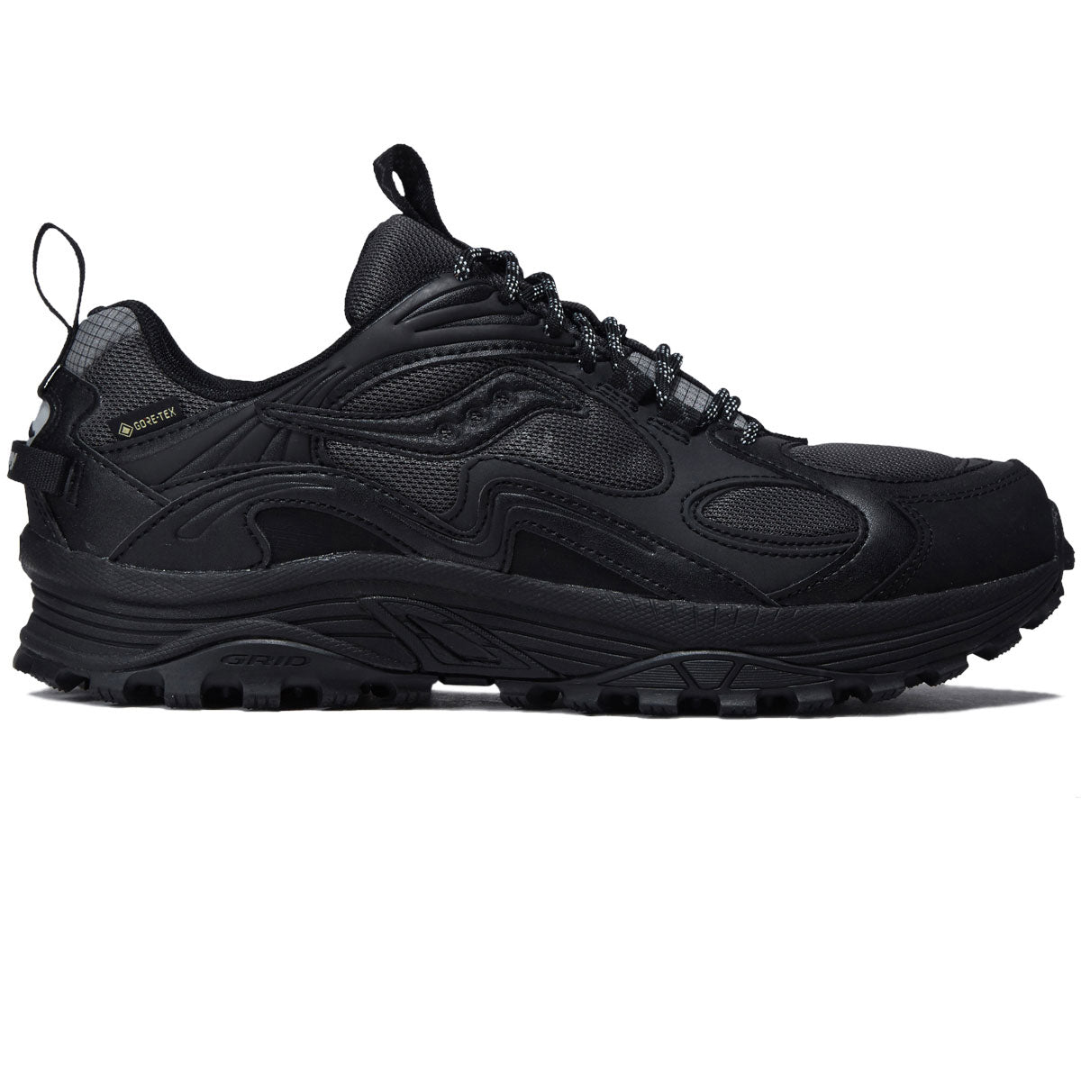 Saucony x GORETEX Grid Aura Shoes - Black image 1