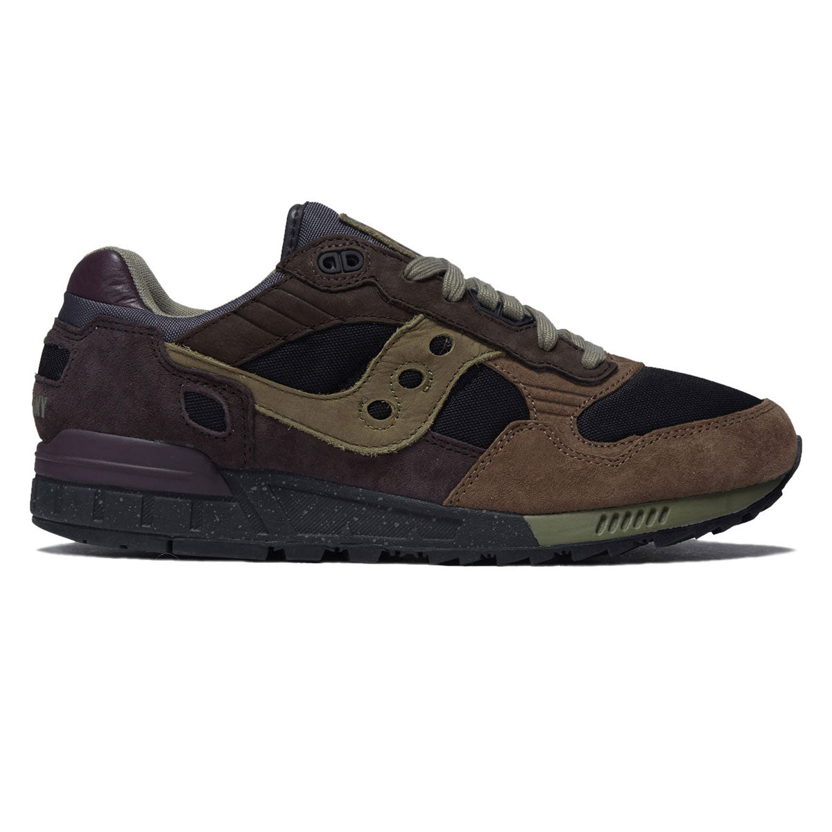 Saucony Shadow 5000 Shoes - Dark Grey/Plum image 1
