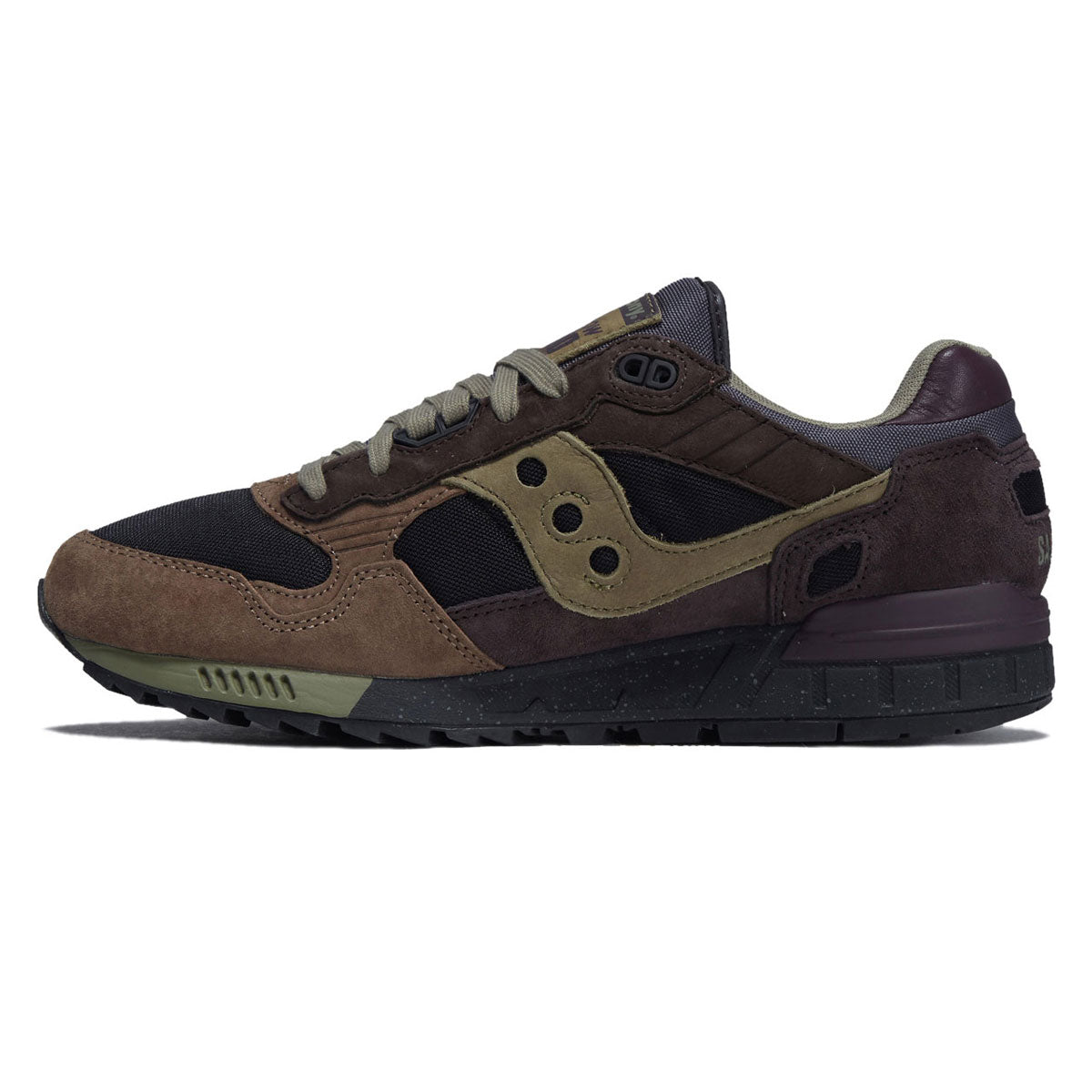 Saucony Shadow 5000 Shoes - Dark Grey/Plum image 2