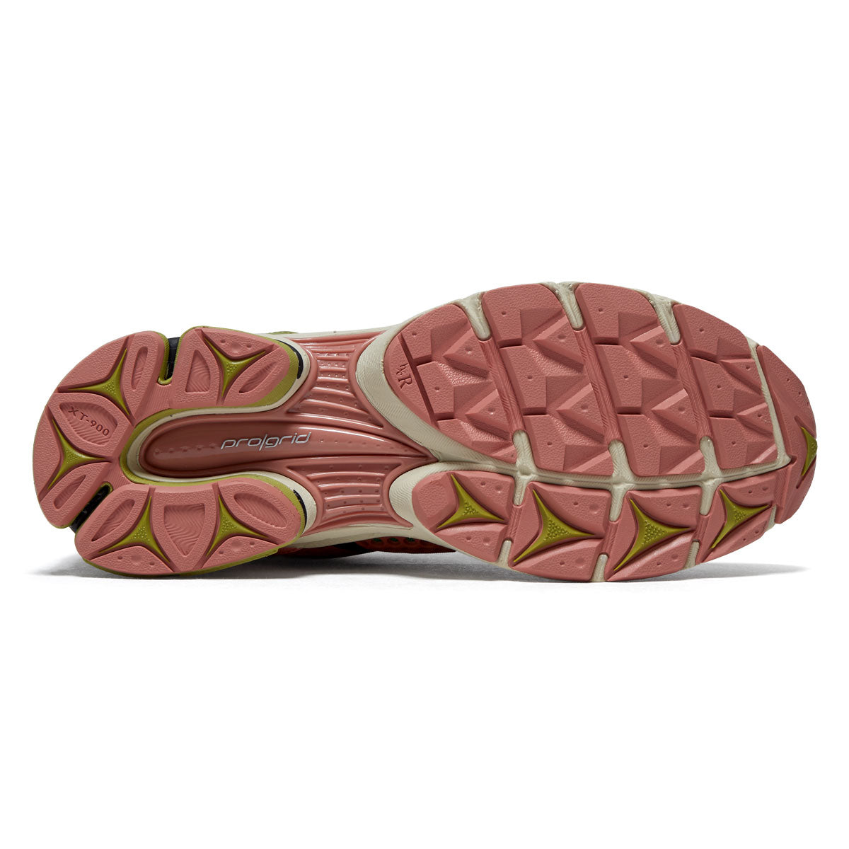 Saucony x Jae Tips Progird Triumph 4 Shoes - Peach/Leaf image 4