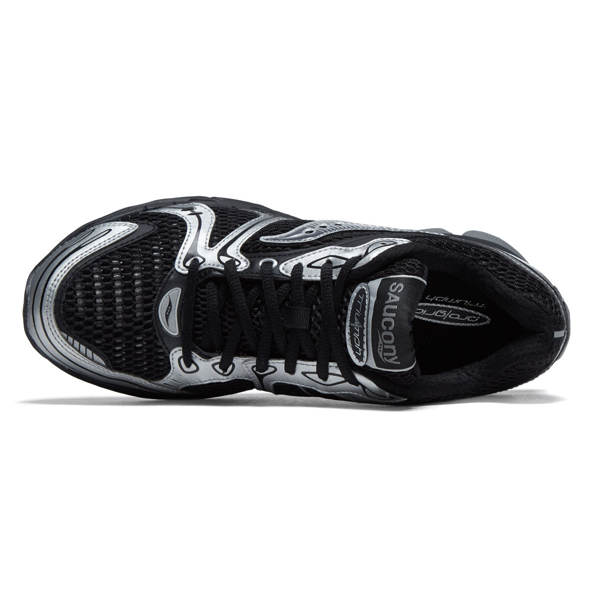 Saucony Progrid Triumph 4 Shoes - Black/Silver II image 3