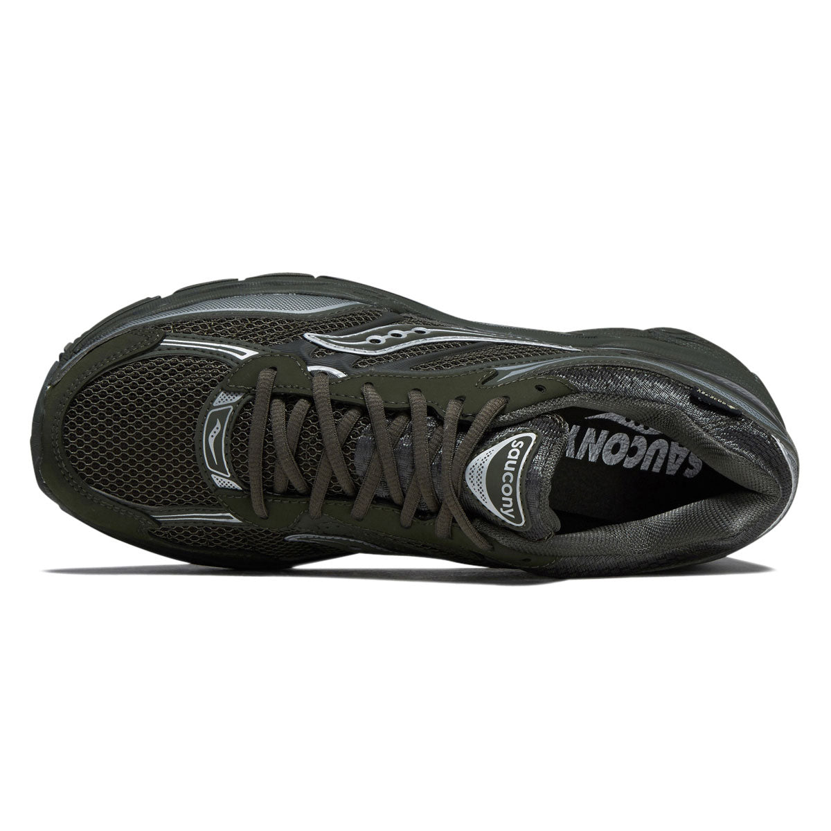 Saucony Progrid Omni 9 Shoes - Fatigue/Silver image 3