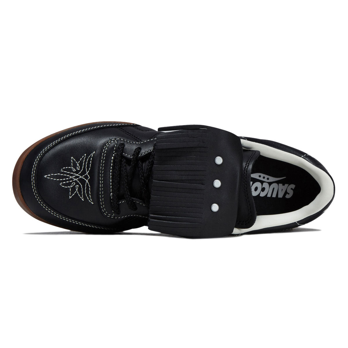 Saucony 586i Shoes - Black/Gum image 3