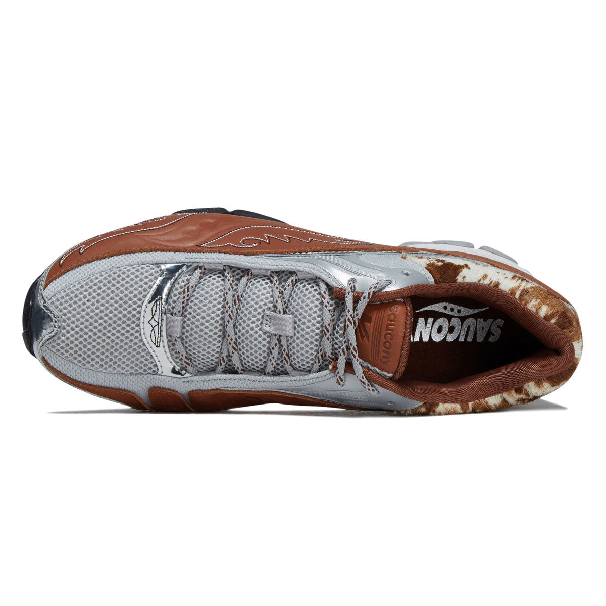 Saucony Progrid V2 Shoes - Silver/Glove image 3