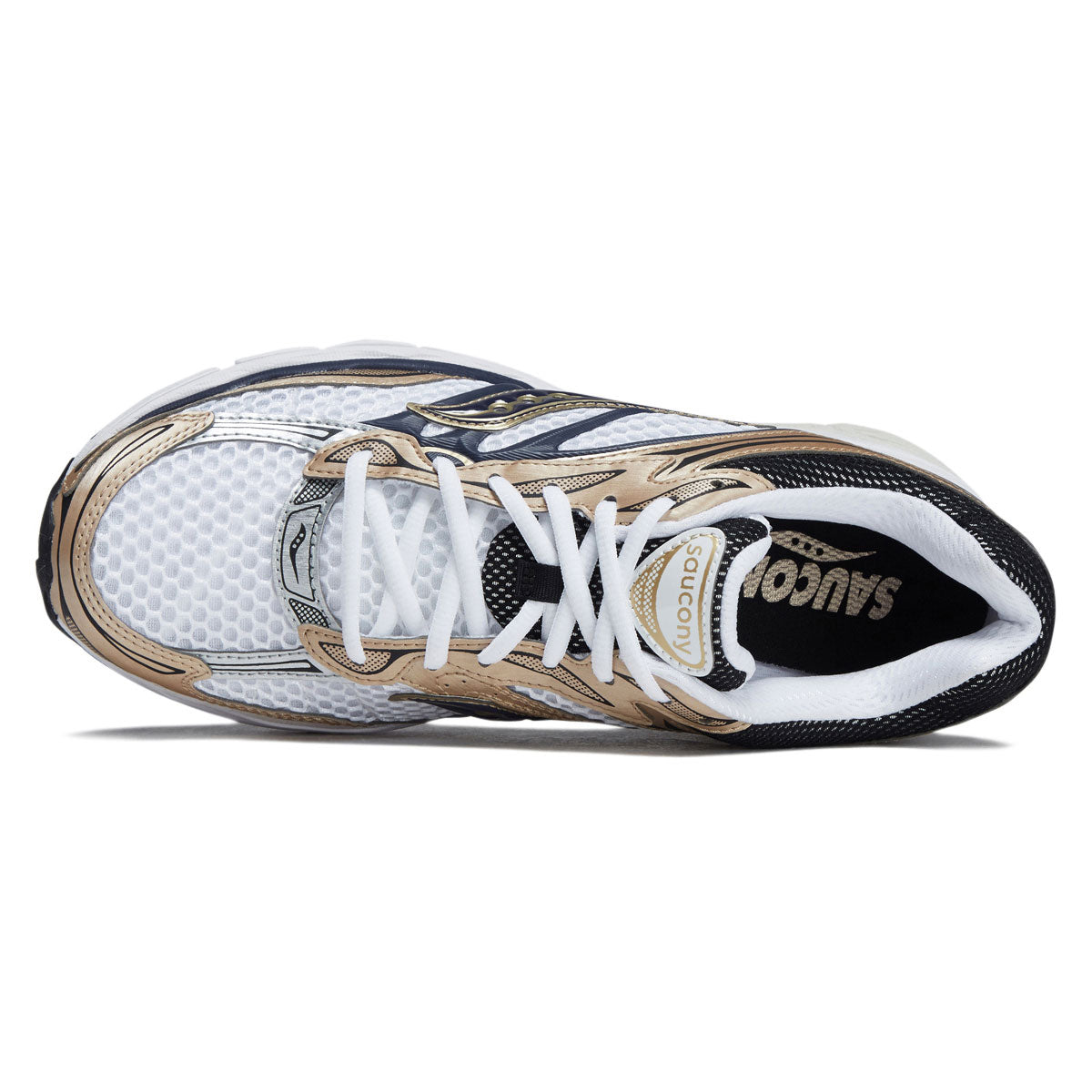 Saucony Progrid Omni 9 Shoes - Aureate/White image 3