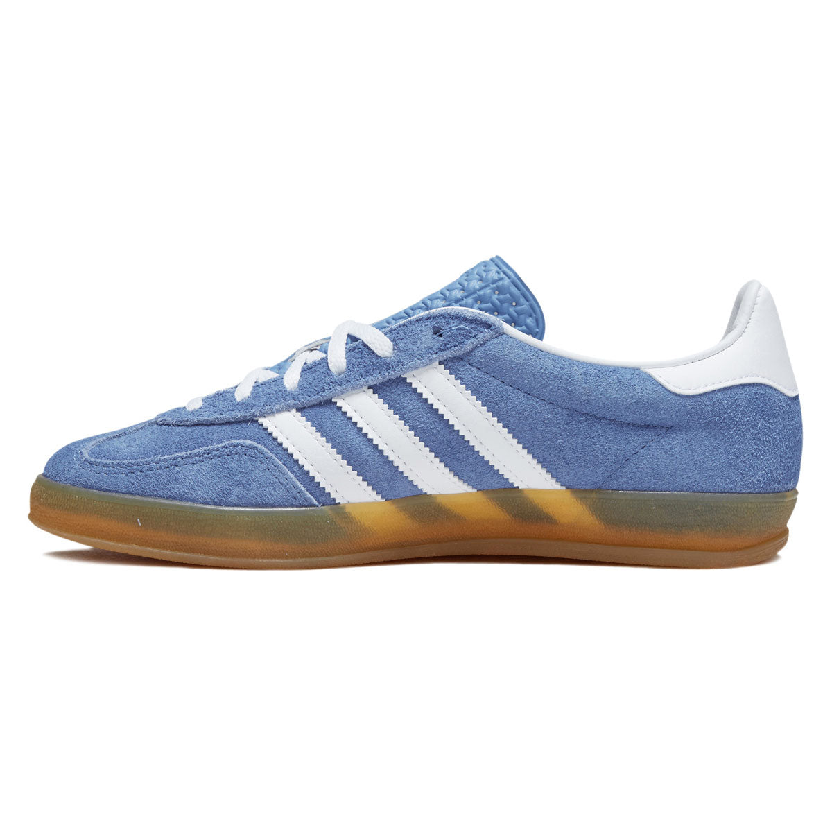 Adidas Womens Gazelle Indoor Shoes - Blue Fusion/Ftwr White/Gold Metallic image 2