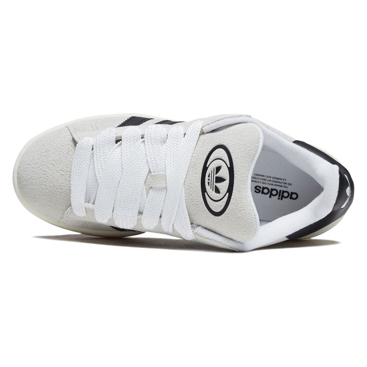 Adidas Womens Campus 00s Shoes - Crystal White/Core Black/Off White image 3