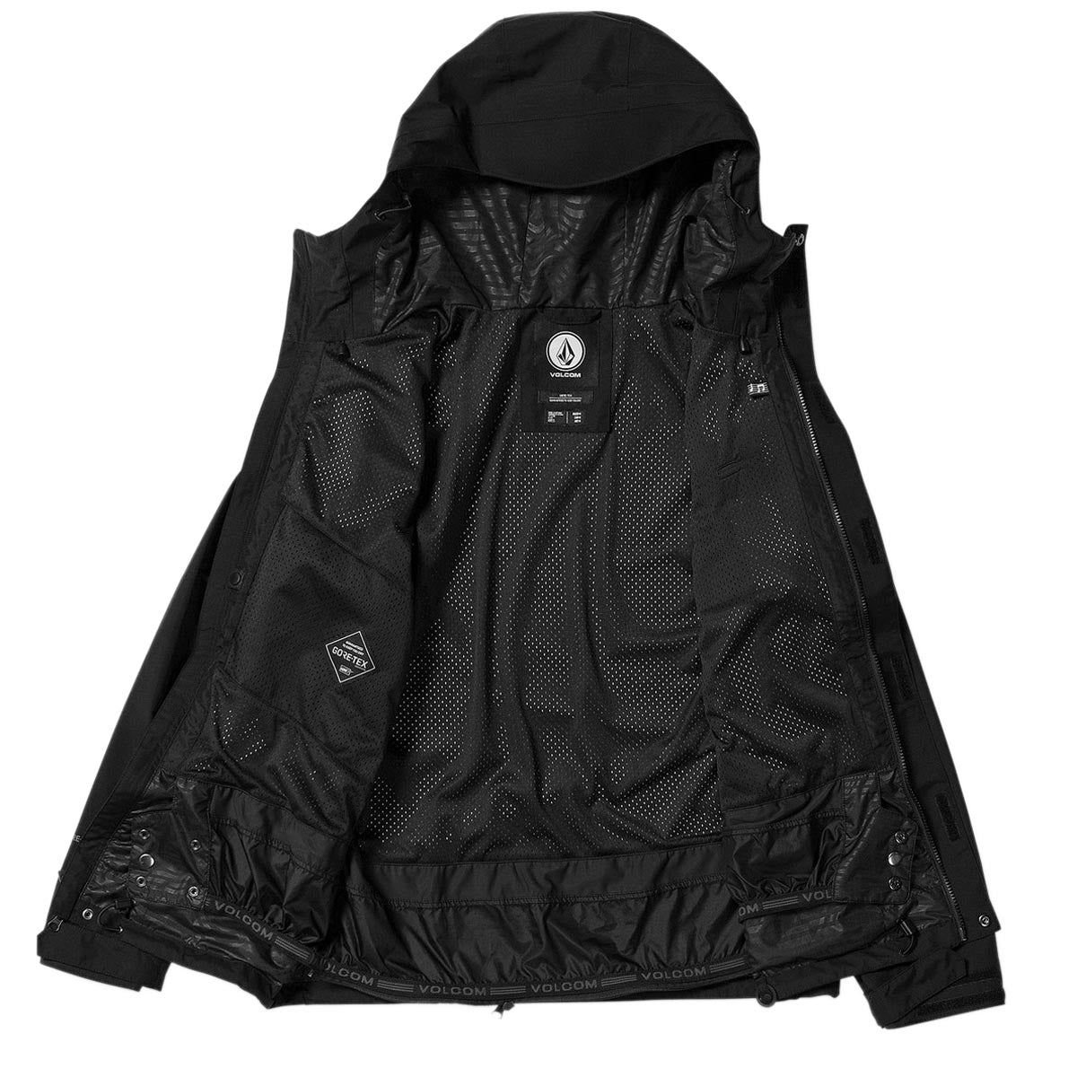 Volcom Dua Ins Gore 2024 Snowboard Jacket - Black image 3