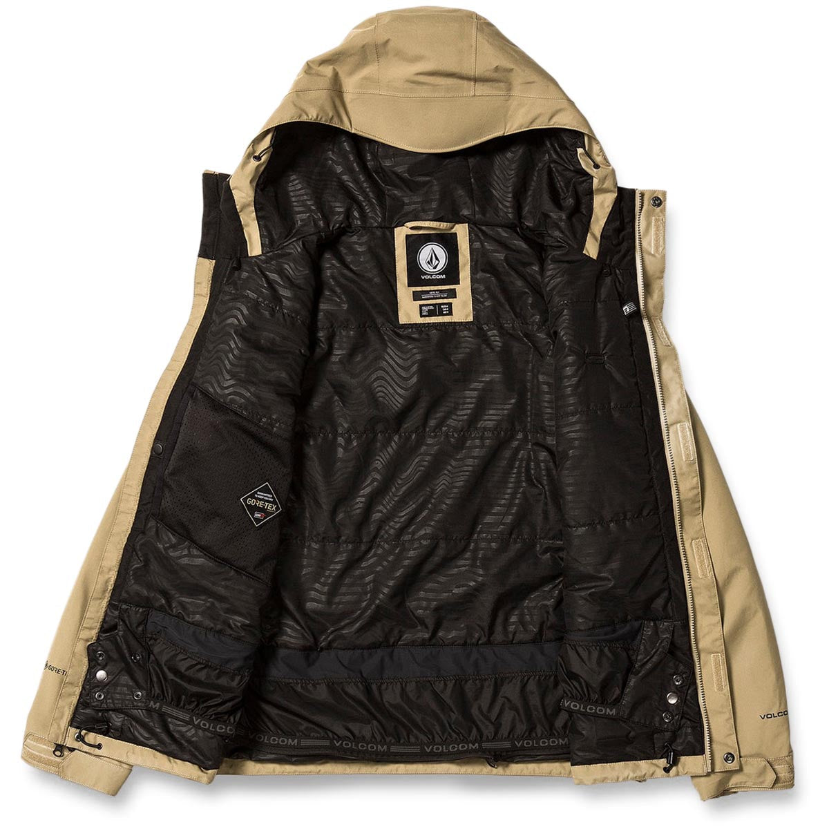 Volcom Dua Ins Gore 2024 Snowboard Jacket - Dark Khaki image 3