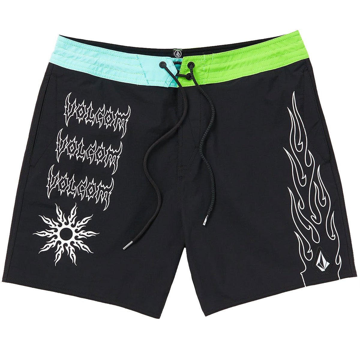 Volcom About Time Liberators 17 Board Shorts - Black image 1