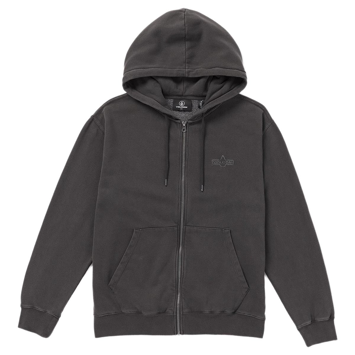 Volcom Lifer Zip Hoodie - Asphalt Black image 1