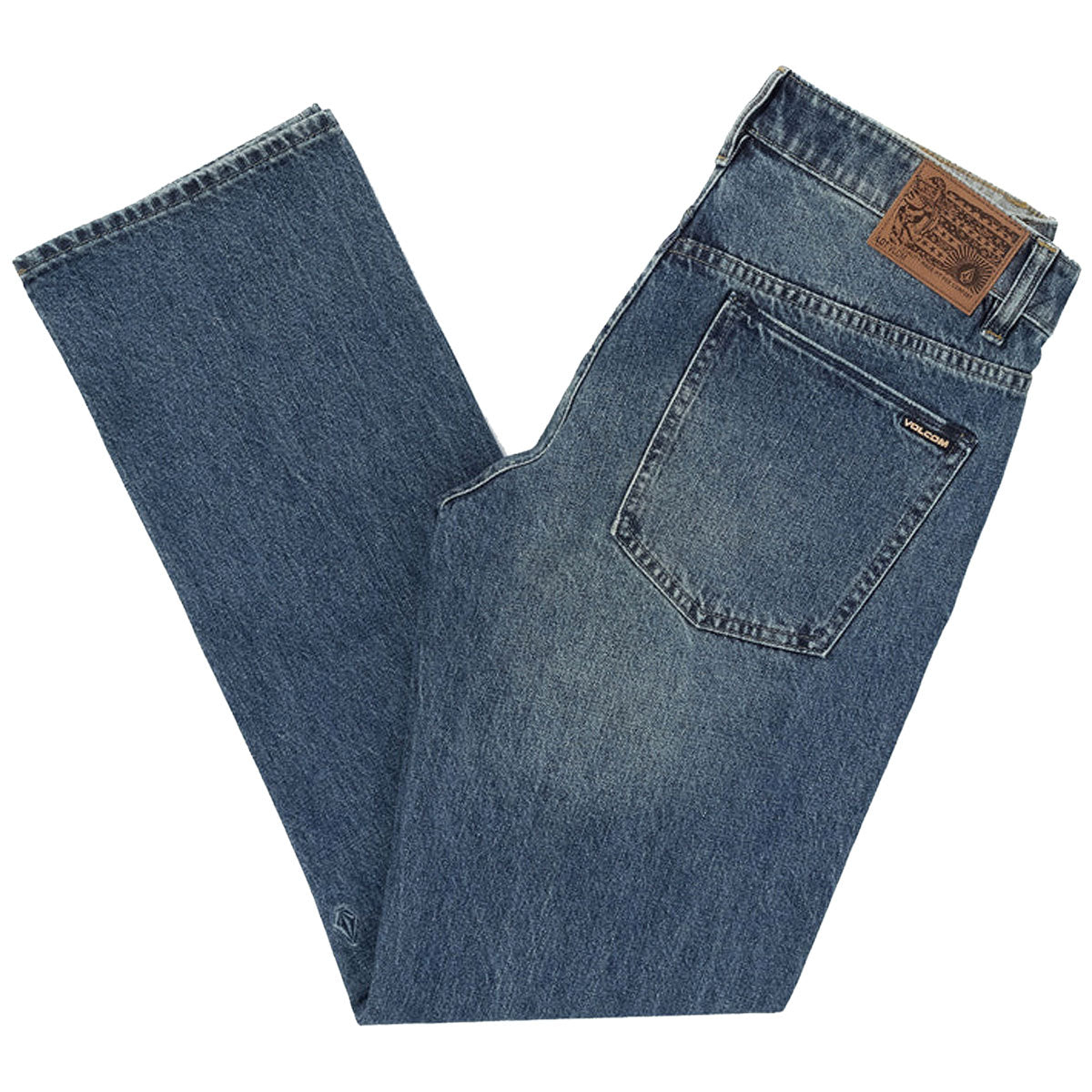 Volcom Solver Denim Jeans - Classic Blue image 2