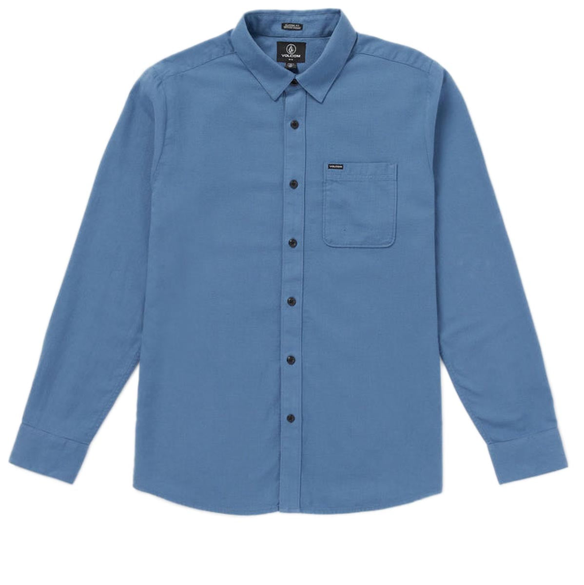 Volcom Caden Solid Long Sleeve Shirt - Blueberry image 1