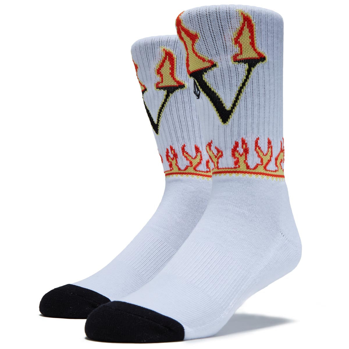 Volcom Fergadelic Socks - White image 1