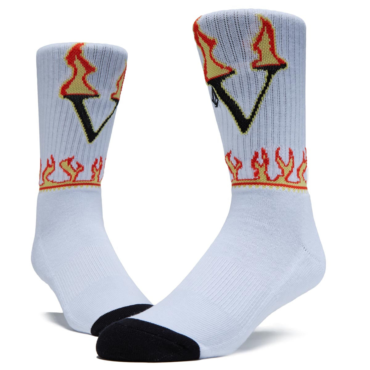 Volcom Fergadelic Socks - White image 2