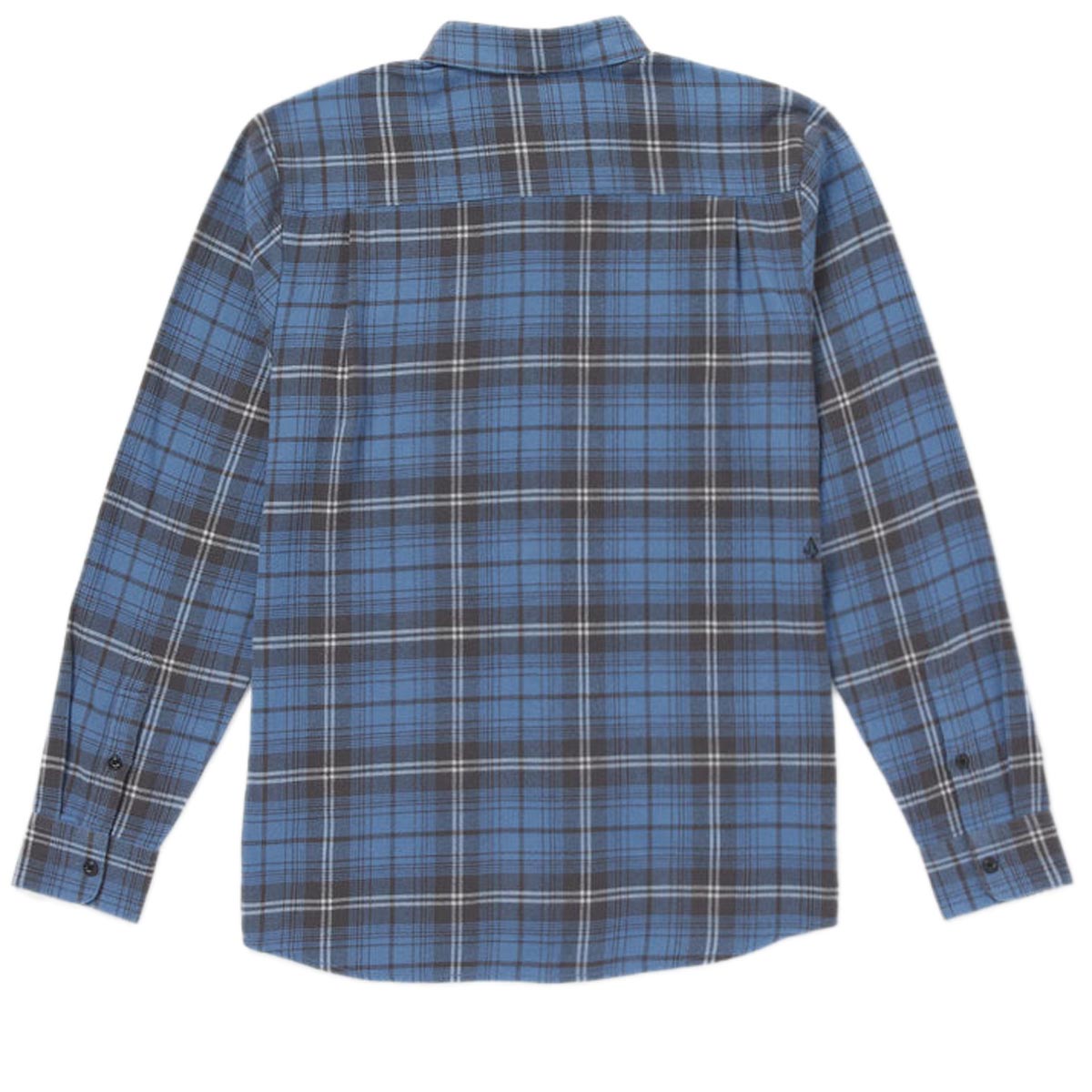 Volcom Caden Plaid Long Sleeve Shirt - Blueberry image 2