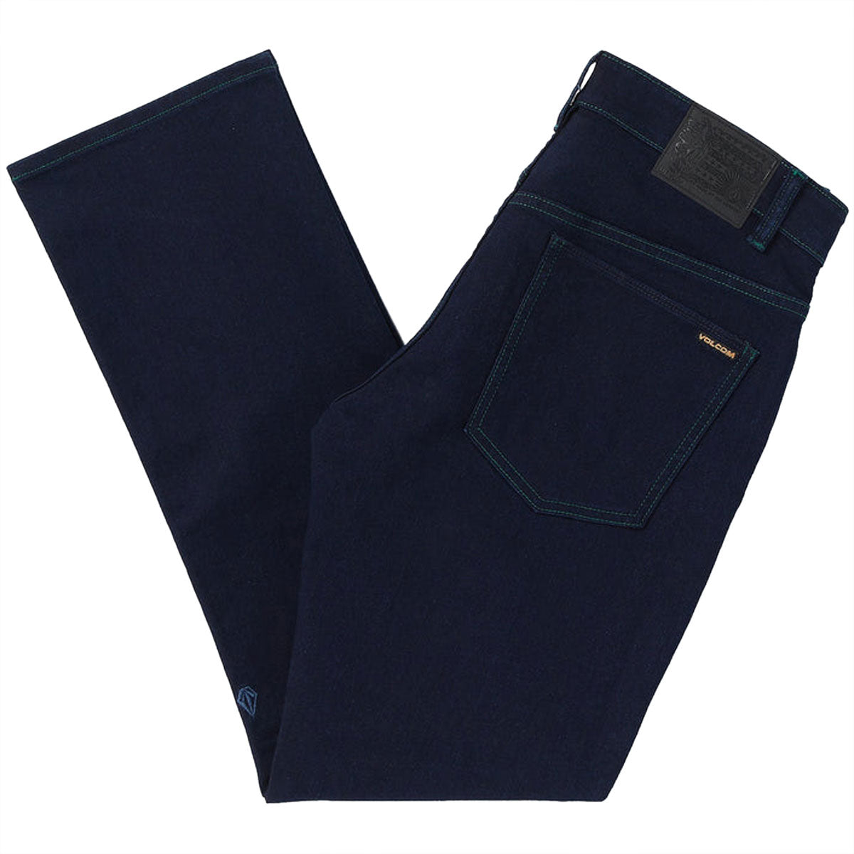 Volcom Solver Denim Jeans - Blue Rinse image 2