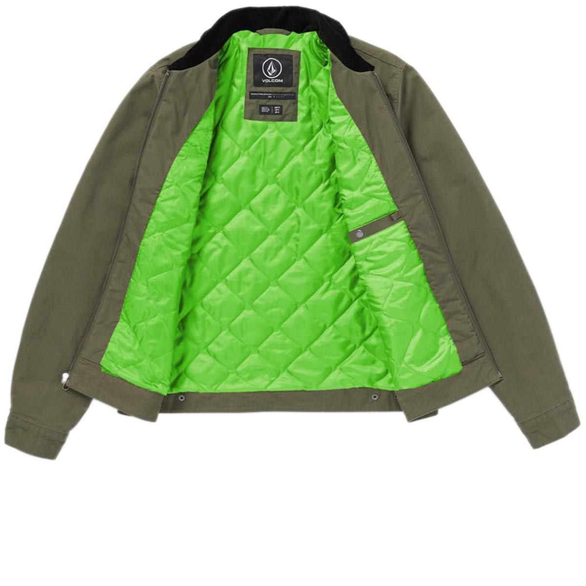 Volcom Voider Lined Jacket - Wintermoss image 3