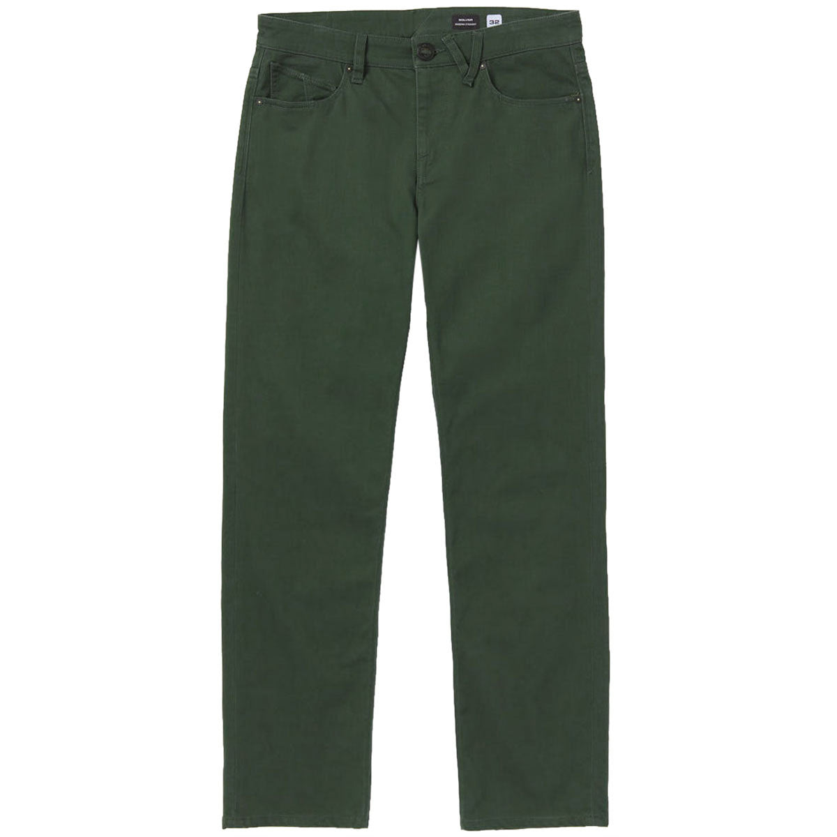 Volcom Solver 5 Pocket Slub Pants - Dark Forest image 1