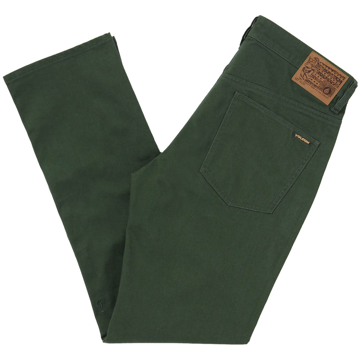 Volcom Solver 5 Pocket Slub Pants - Dark Forest image 2