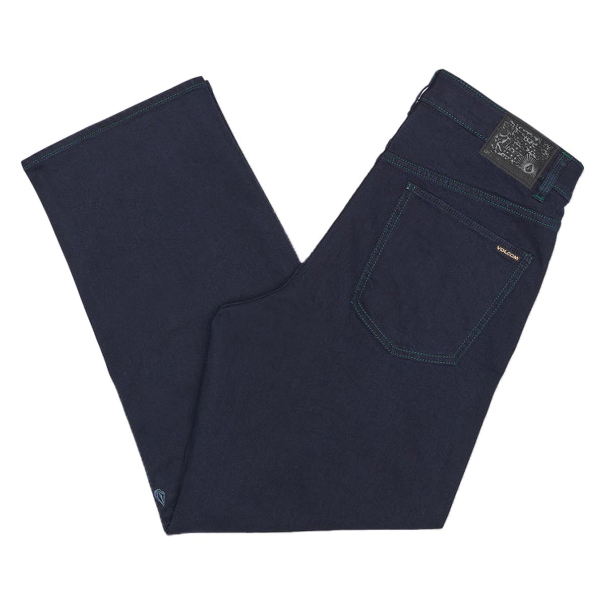 Volcom Billow Denim Pants - Blue Rinse image 2