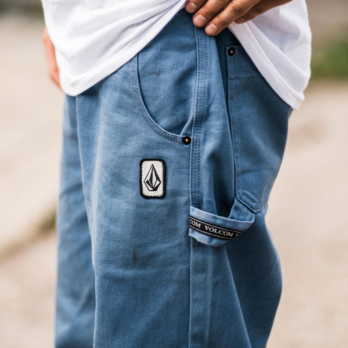 Volcom Sawhorse Denim Pants - Blueberry image 2