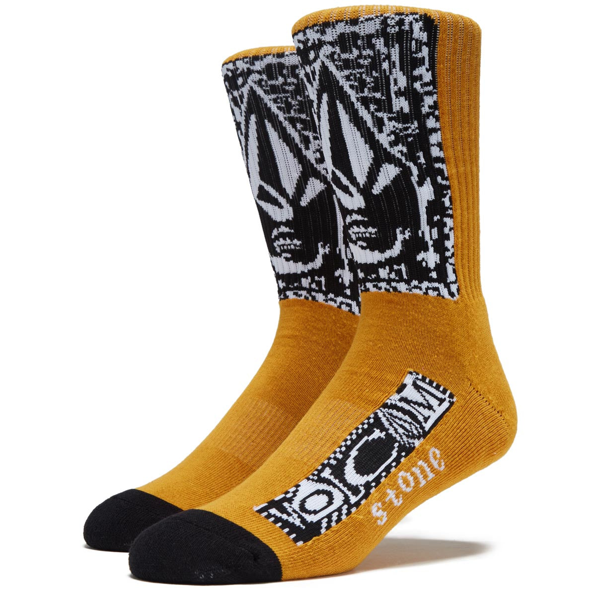 Volcom Dental Pr Socks - Old Gold image 1