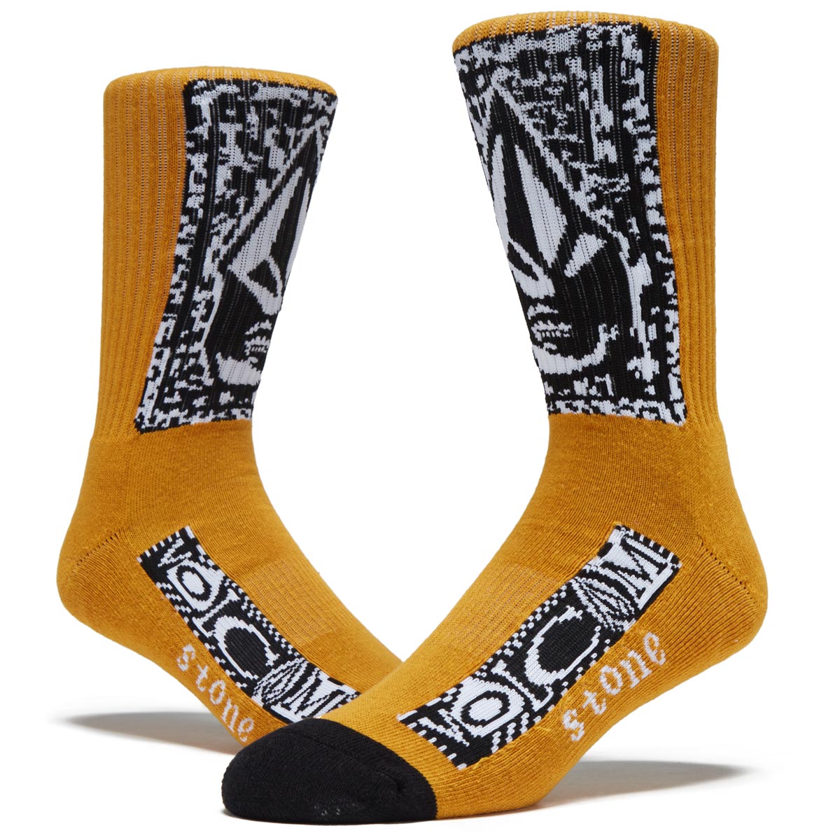 Volcom Dental Pr Socks - Old Gold image 2