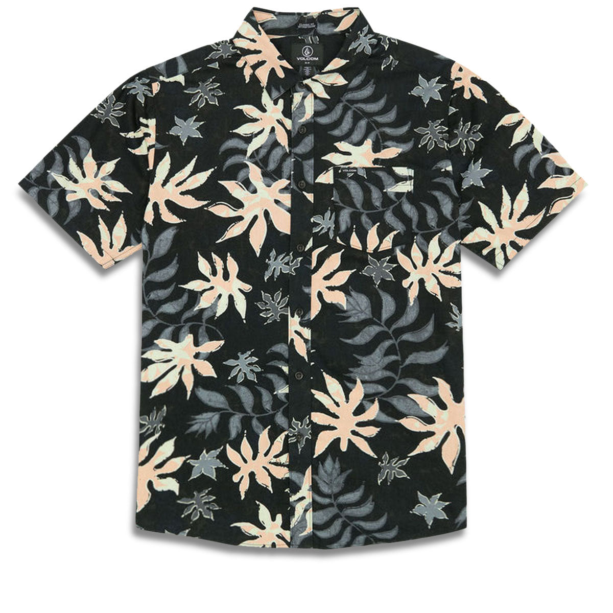 Volcom Floral Motion Shirt - Black image 1