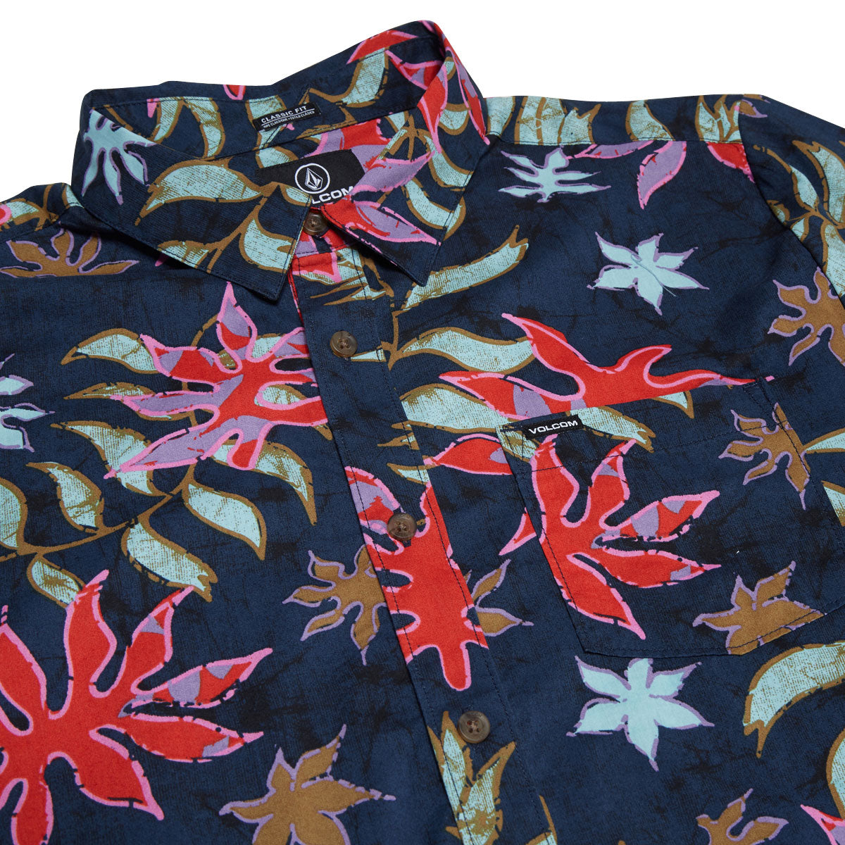 Volcom Floral Motion Shirt - Navy image 3