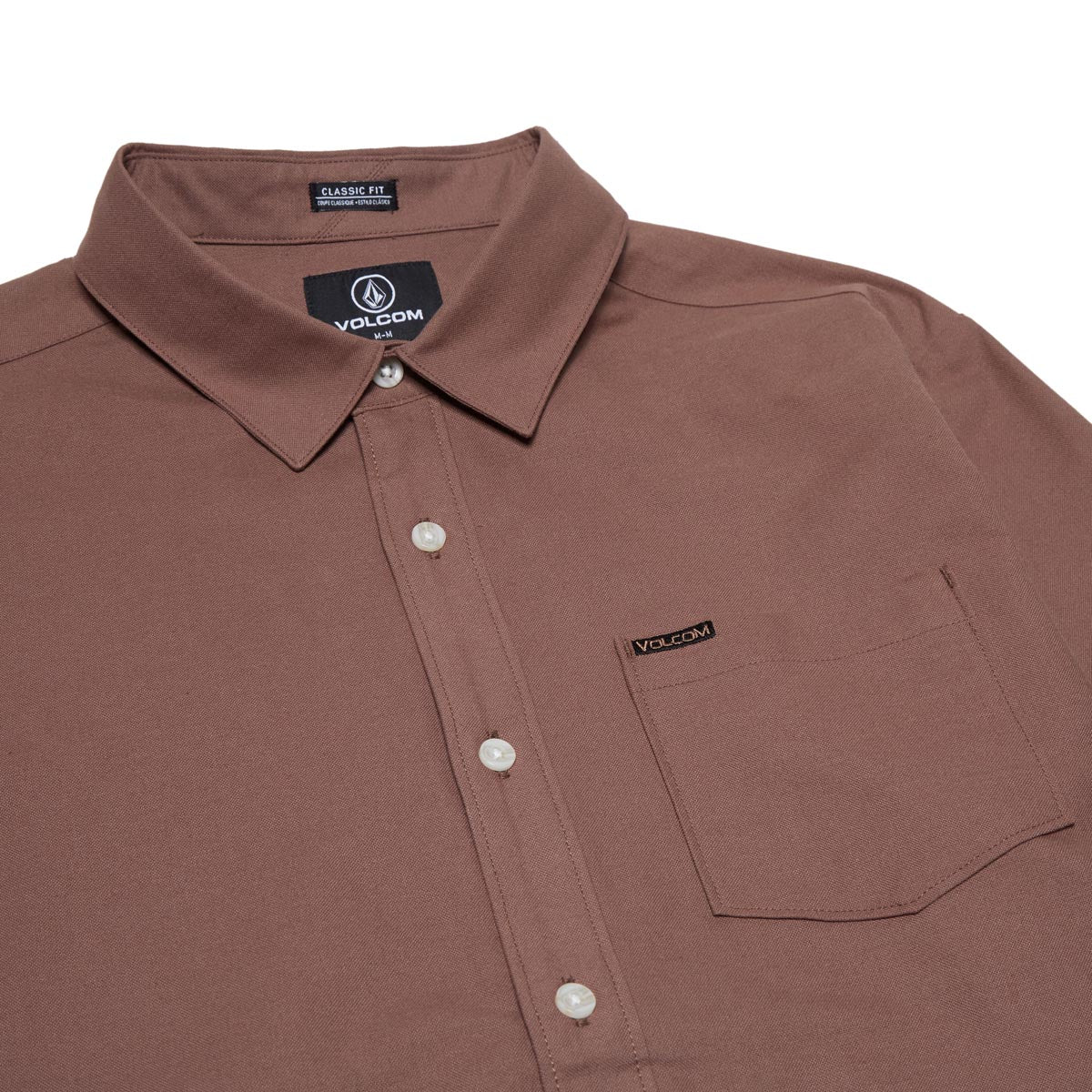 Volcom Veeco Oxford Long Sleeve Shirt - Nutmeg image 3