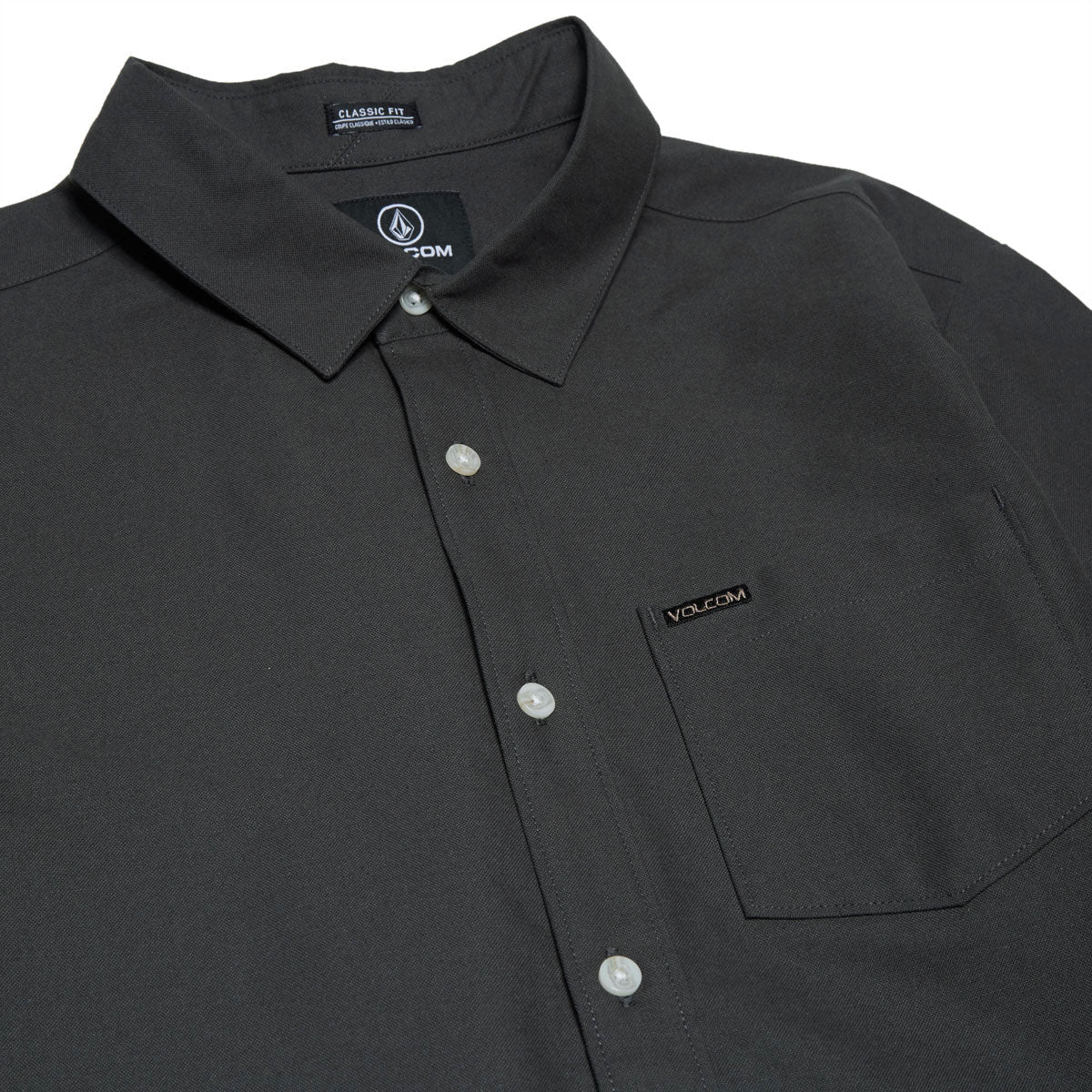 Volcom Veeco Oxford Long Sleeve Shirt - Stealth image 3