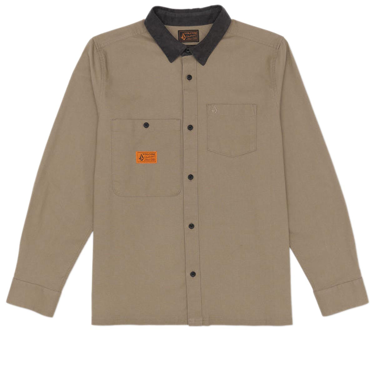 Volcom Debasser Long Sleeve Shirt - Teak image 1