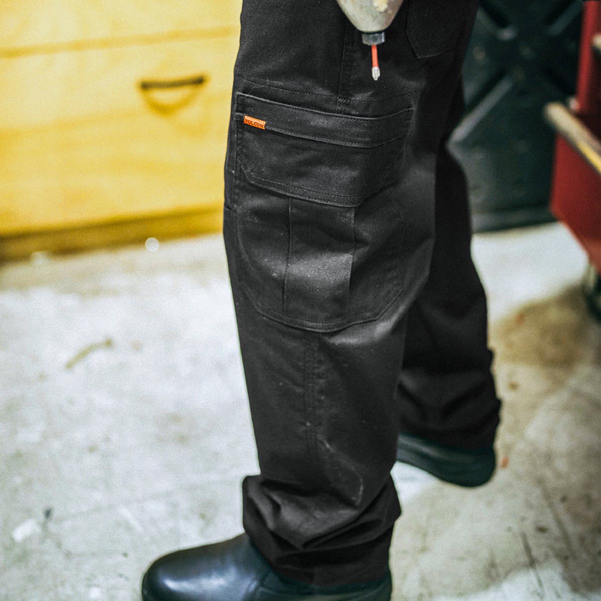 Volcom Gage Work Pants - Black image 3