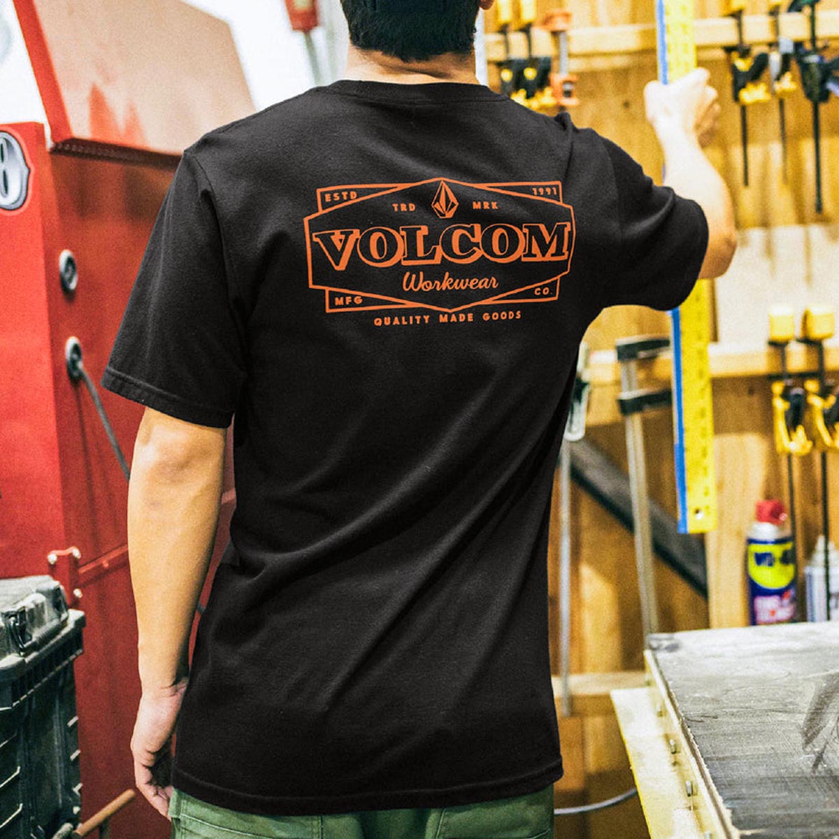 Volcom Volcom Workwear Union T-Shirt - Black image 4