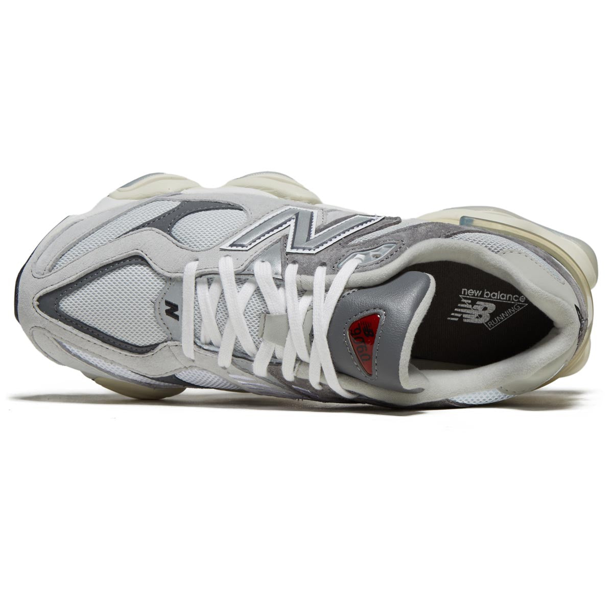 New Balance 9060 Shoes - Rain Cloud/Castle Rock/White image 3