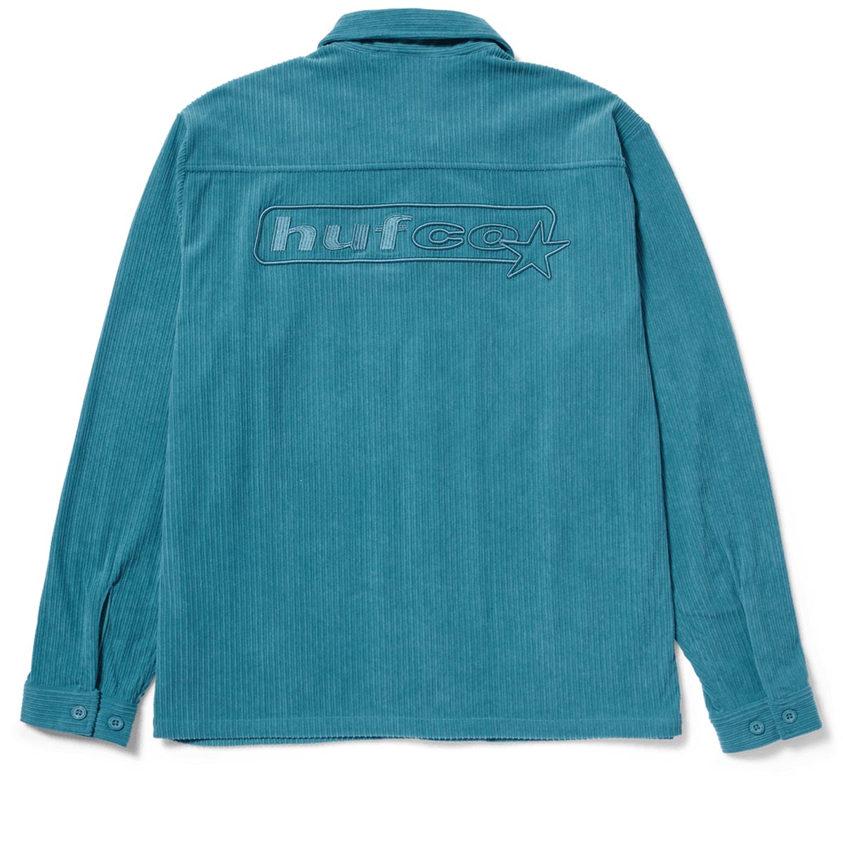 HUF Co Corduroy Over Shirt - Dark Teal image 3