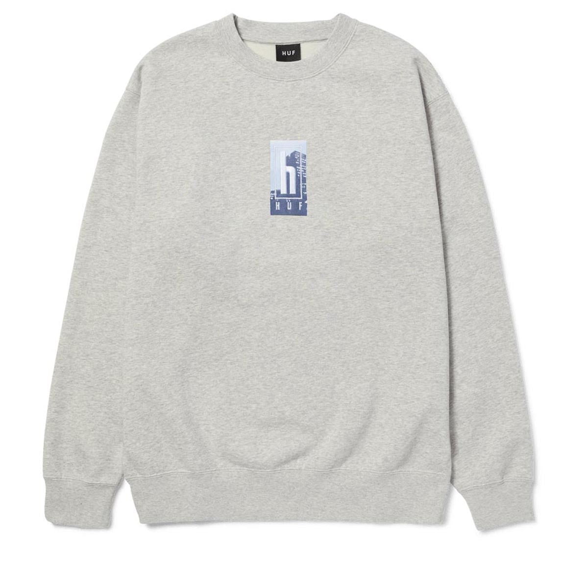 HUF Roads Crewneck Sweatshirt - Heather Grey image 1