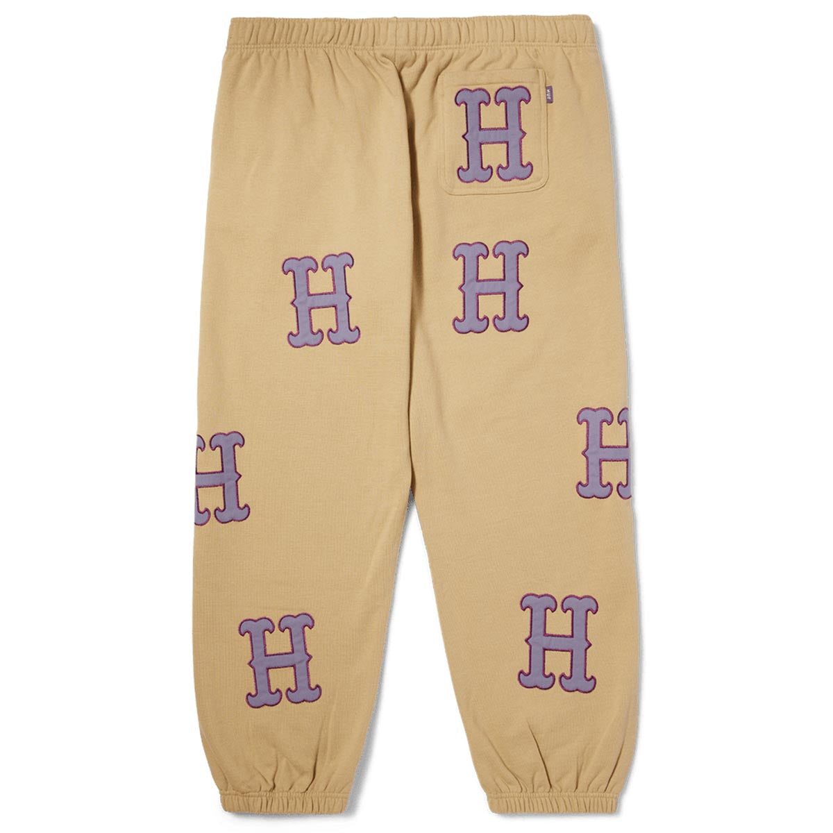 HUF H Applique Fleece Pants - Oatmeal image 3