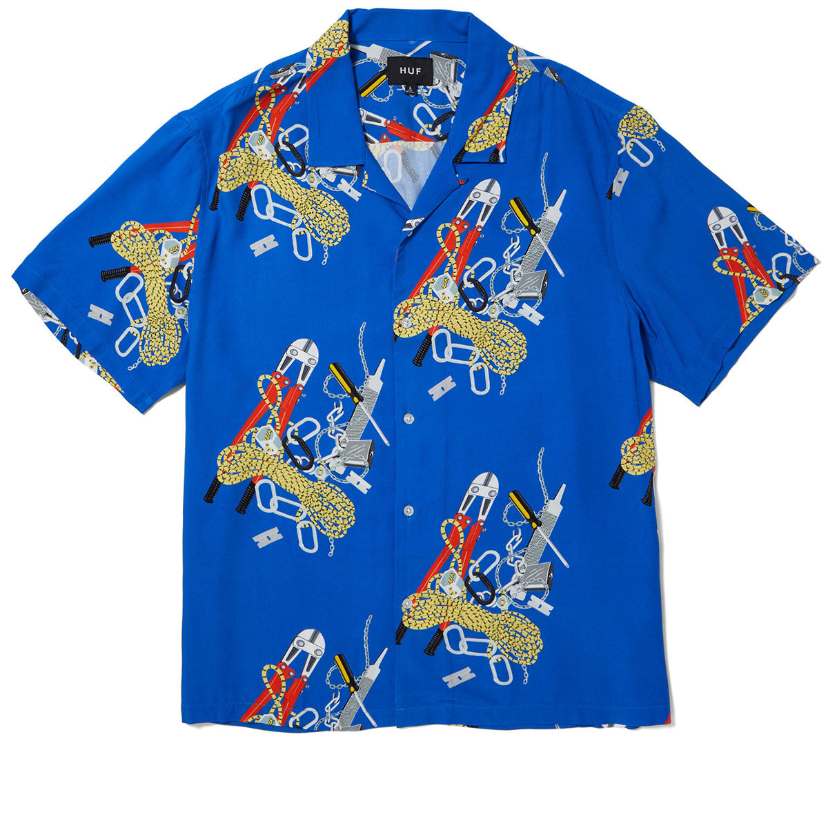 HUF Skidrokyo Resort Shirt - Royal image 1