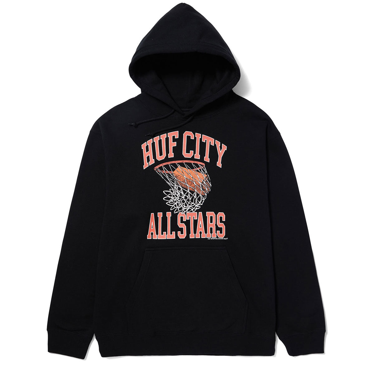 HUF Swish Hoodie - Black image 1