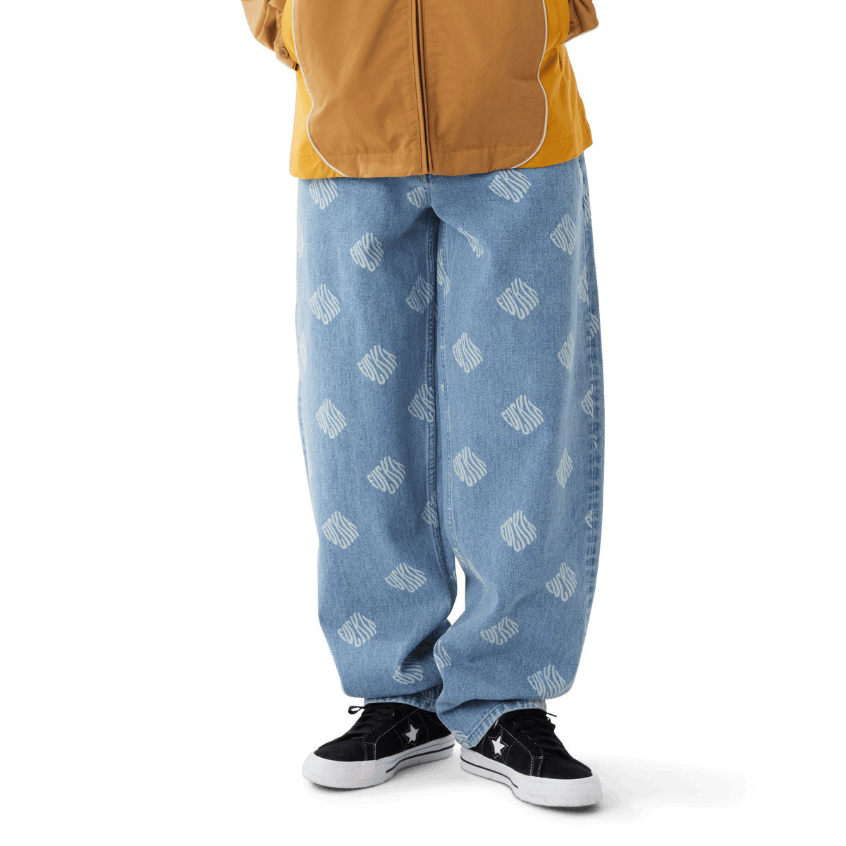 HUF Cromer Print Pants - Blue image 1